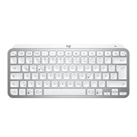 Безжична клавиатура Logitech MX Keys Mini, Bluetooth, USB-C, Pale Grey