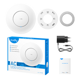 Безжичен Access Point Cudy AP1300-P, AC1200, 2.4/5 GHz, 300 - 867 Mbps, 1× Gigabit Ethernet PoE