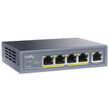 Суич Cudy FS1010P, 5 портов, 10/100/100, PoE+ Switch 60W, Uplink порт