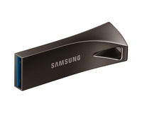 USB памет Samsung BAR Plus, 64GB, USB-A, Titanium Gray