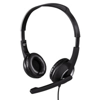 Headphones with Hama HS-P150 microphone, black