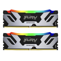 Памет Kingston Fury Renegade Silver RGB 64GB(2x32GB) DDR5 PC5-48000 6000MHz CL32 KF560C32RSK2-64