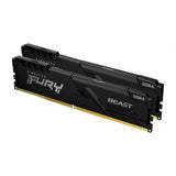 Памет Kingston FURY Beast Black 64GB(2x32GB) DDR4 PC4-25600 3200MHz CL16 KF432C16BBK2/64