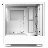 Кутия NZXT H5 Elite Matte White, Tempered Glass, Mid-Tower