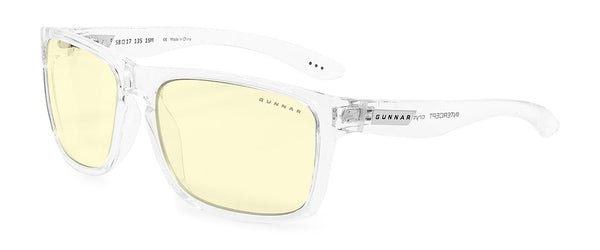 Геймърски очила GUNNAR Intercept Crystal, Amber, Бял