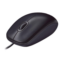 Жична оптична мишка LOGITECH M90, USB, Черен