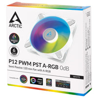 Fan Arctic P12 WHITE, A-RGB, 120mm