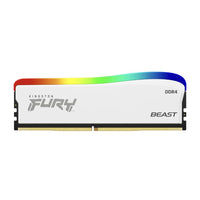 Памет Kingston FURY Beast White RGB 16GB DDR4 PC4-25600 3200MHz CL16 KF432C16BWA16