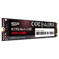 Solid State Drive (SSD) Silicon Power UD90, M.2-2280, PCIe Gen 4x4, NVMe, 2000GB