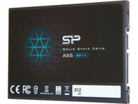 SOLID STATE DRIVE (SSD) Silicon Power A55, 2.5 ", 512 GB, SATA3 3D NAND Flash