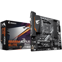 Дънна платка GIGABYTE B550M AORUS ELITE Socket AM4, 4 x DDR4, RGB Fusion 2.0