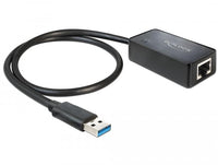 Адаптер DeLock 62121, USB 3.0  към Gigabit LAN 10/100/1000 Mbps