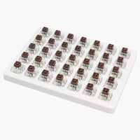 Суичове за механична клавиатура Keychron Kailh Box Brown, Switch Set 35 броя