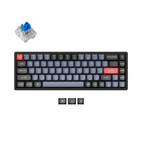 Геймърска Механична клавиатура Keychron K6 Pro 65% K PRO Blue Switch RGB LED, Aluminium Frame