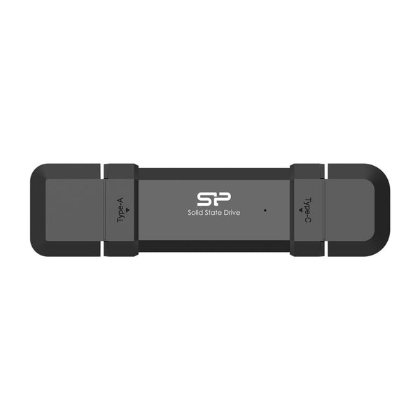 Външен SSD Silicon Power DS72 Black, 250GB, USB-A и USB-C 3.2 Gen2