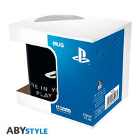 Чаша ABYSTYLE PLAYSTATION, World, Порцелан, Бяла