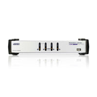 KVMP превключвател, ATEN CS1744C-AT, 4-портов, PS/2-USB, VGA Dual Display, Audio