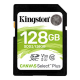 Карта памет Kingston Canvas Select Plus SD 128GB, Class 10 UHS-I