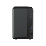 Мрежов сторидж Synology DS223, За 2 диска, До 108TB, 4GB, Гигабит, USB3.2