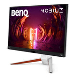 Монитор BenQ EX2710U MOBIUZ 144Hz, IPS, 27 inch, Wide, 4K, 1ms, HDR10, HDMI, DisplayPort, Бял/Черен