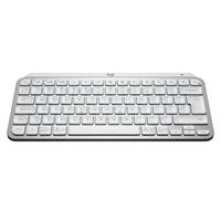 Безжична клавиатура Logitech MX Keys Mini, Bluetooth, USB-C, Pale Grey