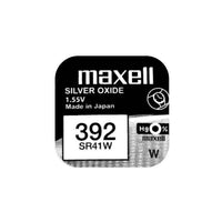 Бутонна батерия сребърна MAXELL SR-41 SW /384/ AG3   1.55V