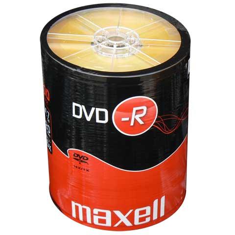 DVD-R Maxell, 4.7 GB, 16x, 100 pcs.