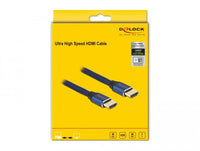 Кабел Delock Ultra High Speed, HDMI мъжко - HDMI мъжко, 48 Gbit/s, 8K 60 Hz, 2 м, Син