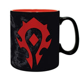 Чаша ABYSTYLE WORLD OF WARCRAFT - Horde, 460 ml, Черен