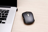 Wireless optical mouse RAPOO MT350, Multi-mode, Bluetooth & 2.4Ghz, Black