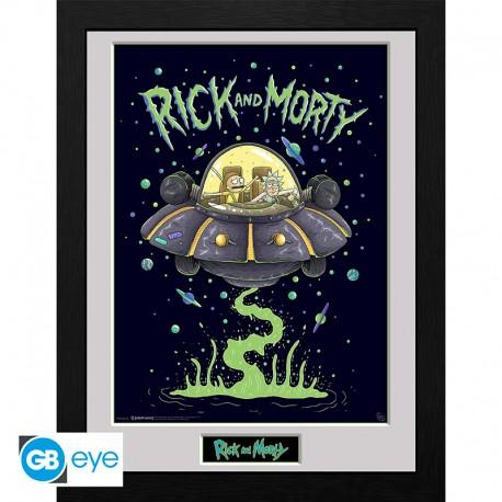 GBEYE RICK AND MORTY - Framed print "Ship" (30x40)