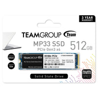 Solid State Drive (SSD) Team Group MP33, M.2 2280 512GB PCI-e 3.0 x4 NVMe