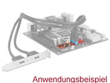 Адаптер Delock, M.2 Key B+M мъжко към 1 x USB 5 Gbps Pin Header