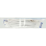 Мрежов кабел HAMA Flexi-Slim, U/UTP CAT 6a, 10 Gbit/s, RJ-45 - RJ45, 1.50 m, Бял