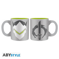 Комплект чаши ABYSTYLE OVERWATCH 2Hanzo and Genji, Espresso, Черен/Бял