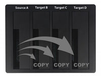 Външна докинг станция Delock, За 4 x HDD/SSD, USB, Функция за клониране, 5 Gbps