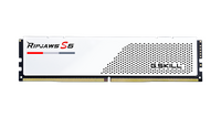 Памет G.SKILL Ripjaws S5 White 32GB(2x16GB) DDR5 PC5-41600 5200MHz CL36 F5-5200J3636C16GX2-RS5W