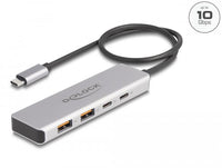 USB хъб Delock 64230, USB-C - 2 x USB-C, 2 x USB-A, 10 Gbps