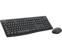 Kомплект безжични клавиатура с мишка Logitech MK295 Silent, Графит