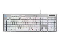 Геймърска механична клавиатура Logitech G815 White, Lightsync RGB, Tactile суичове