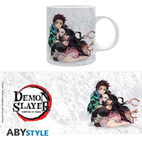 Чаша ABYSTYLE DEMON SLAYER Tanjiro & Nezuko, Бял