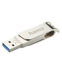 HAMA Флаш памет "C-Rotate Pro", USB-C 3.1/3.0, 64GB, 70MB/s, сребрист