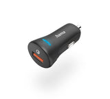 Бързо зарядно за кола Hama "Qualcomm Quick Charge 3.0", USB-A, 19,5 W, черно