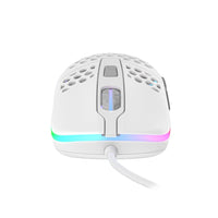 Геймърска мишка Xtrfy M42 White, RGB, Бял