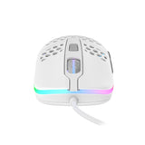 Геймърска мишка Xtrfy M42 White, RGB, Бял