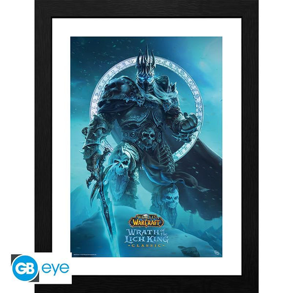 GBEYE WORLD OF WARCRAFT - Framed print "Lich King" (30x40)