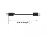 Кабел за зареждане Delock  3 в 1, USB-A мъжко - 8 Pin / Micro USB / USB Type-C, 1м, Черен