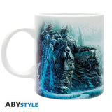 Чаша ABYSTYLE WORLD OF WARCRAFT - Lich King - subli, 320 ml, Бял