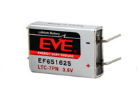 Литиево тионилхлоридна  батерия LTC-7PN  EP651625 industrial 3,6V  750mAh EVE BATTERY