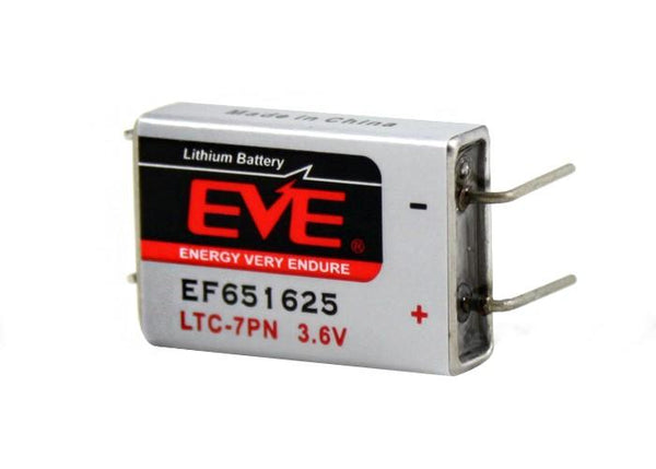 Литиево тионилхлоридна  батерия LTC-7PN  EP651625 industrial 3,6V  750mAh EVE BATTERY